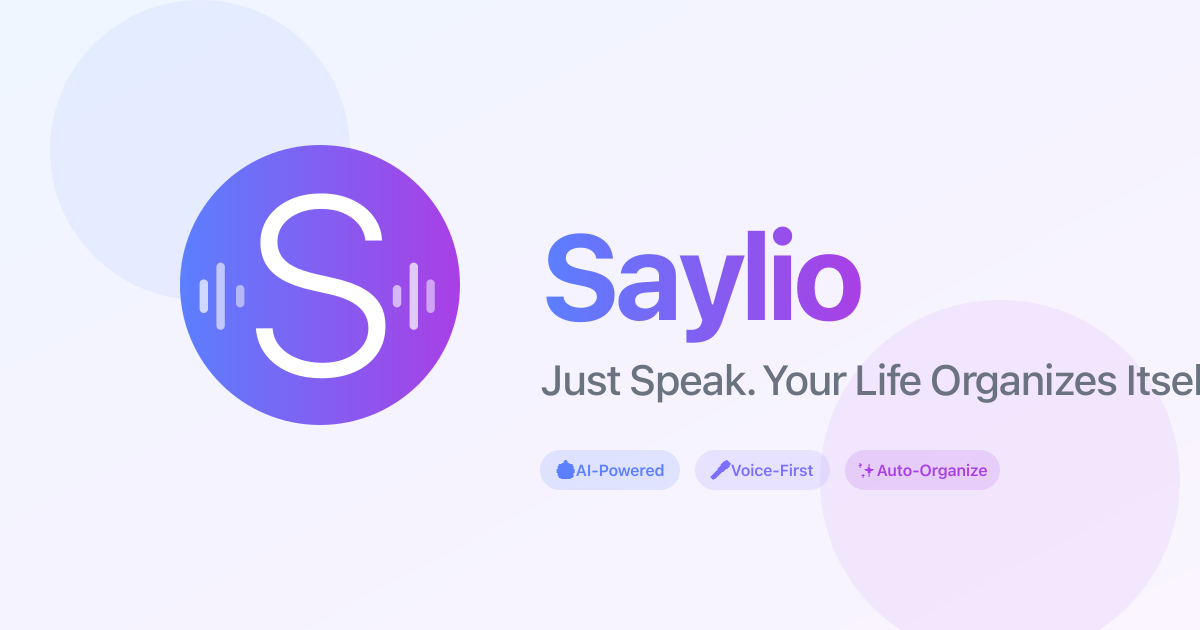 Saylio Screenshot